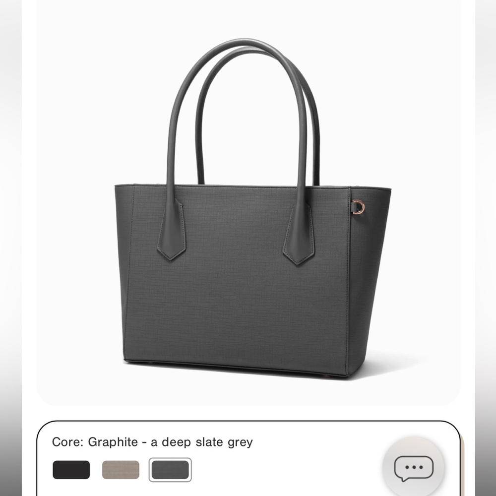 Dagne Dover Signature Legend Tote in Graphite 🩶